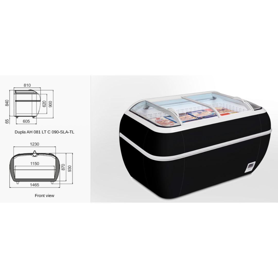 Витрина для замороженных продуктов Dupla AH 147 LT C A