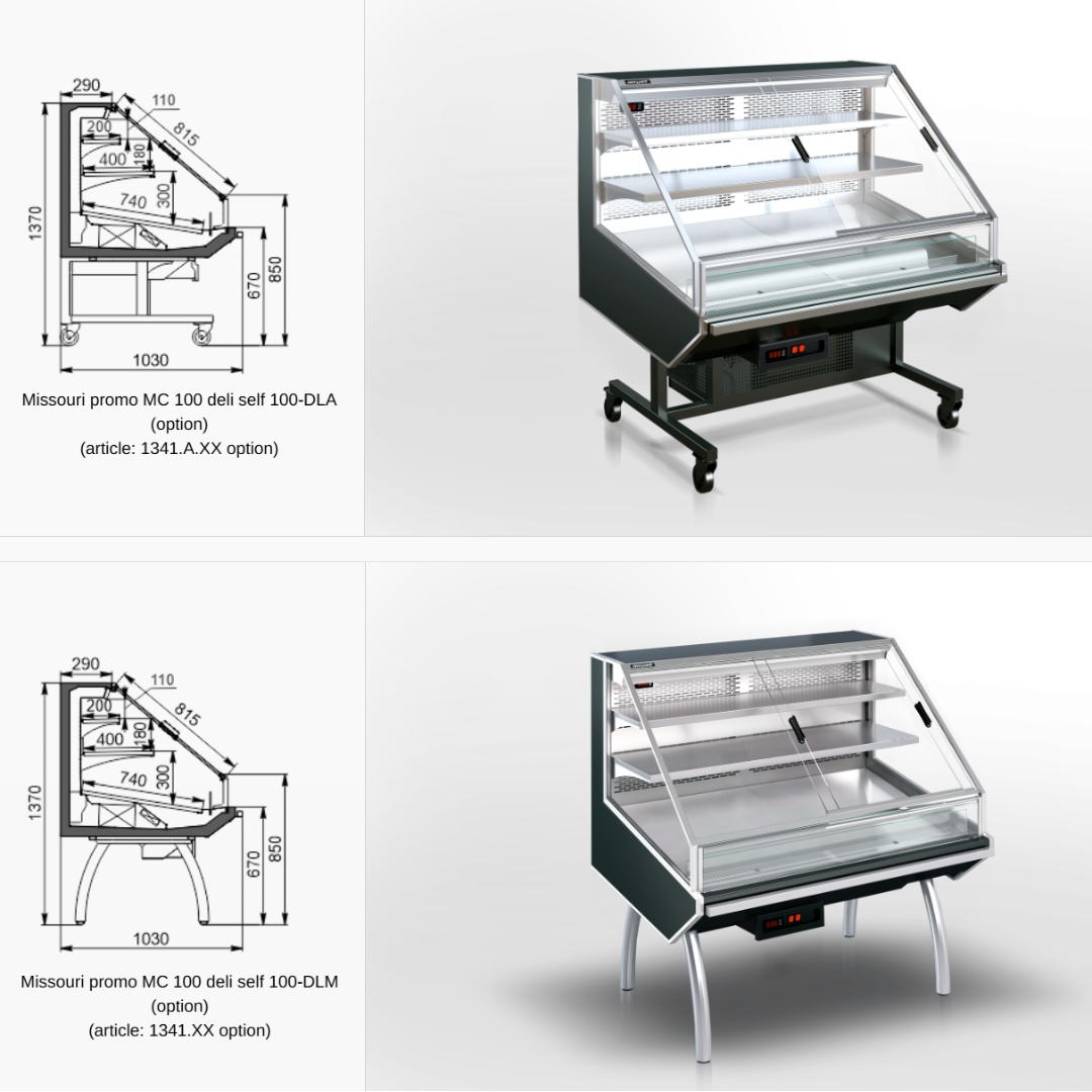 Промоциональная витрина Missouri promo MC 100 deli self 140-DLA (option) - 937