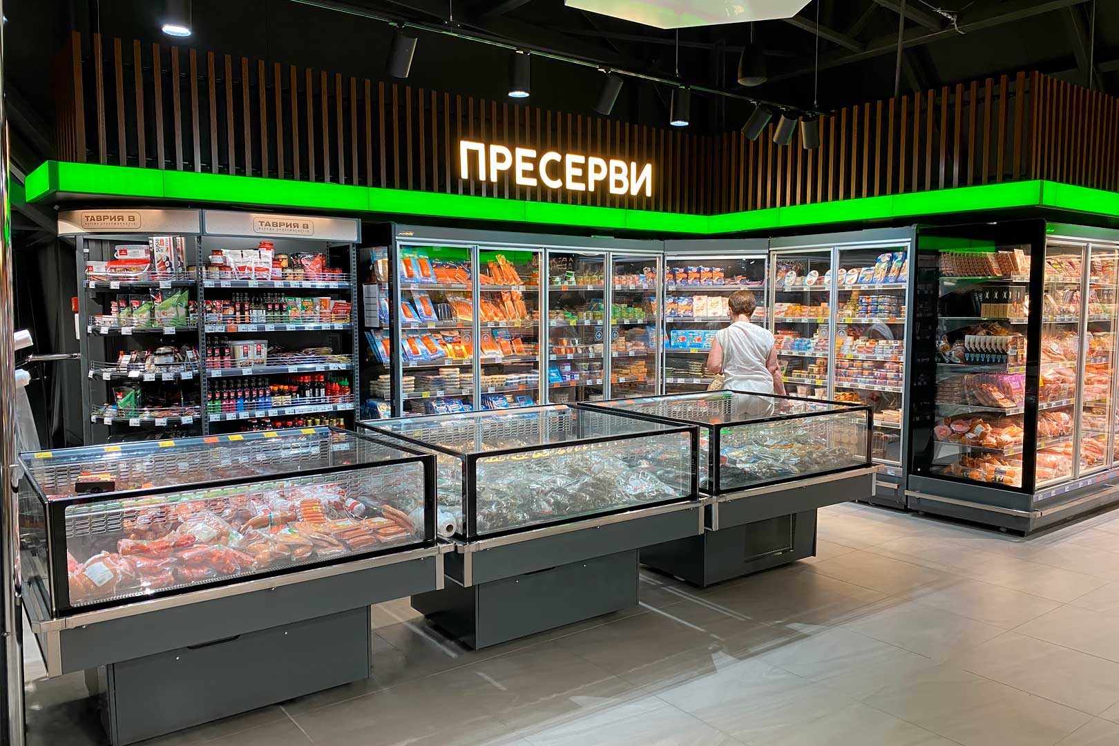 Промоциональная витрина Virginia AC 100 deli self 086-DLA - 937