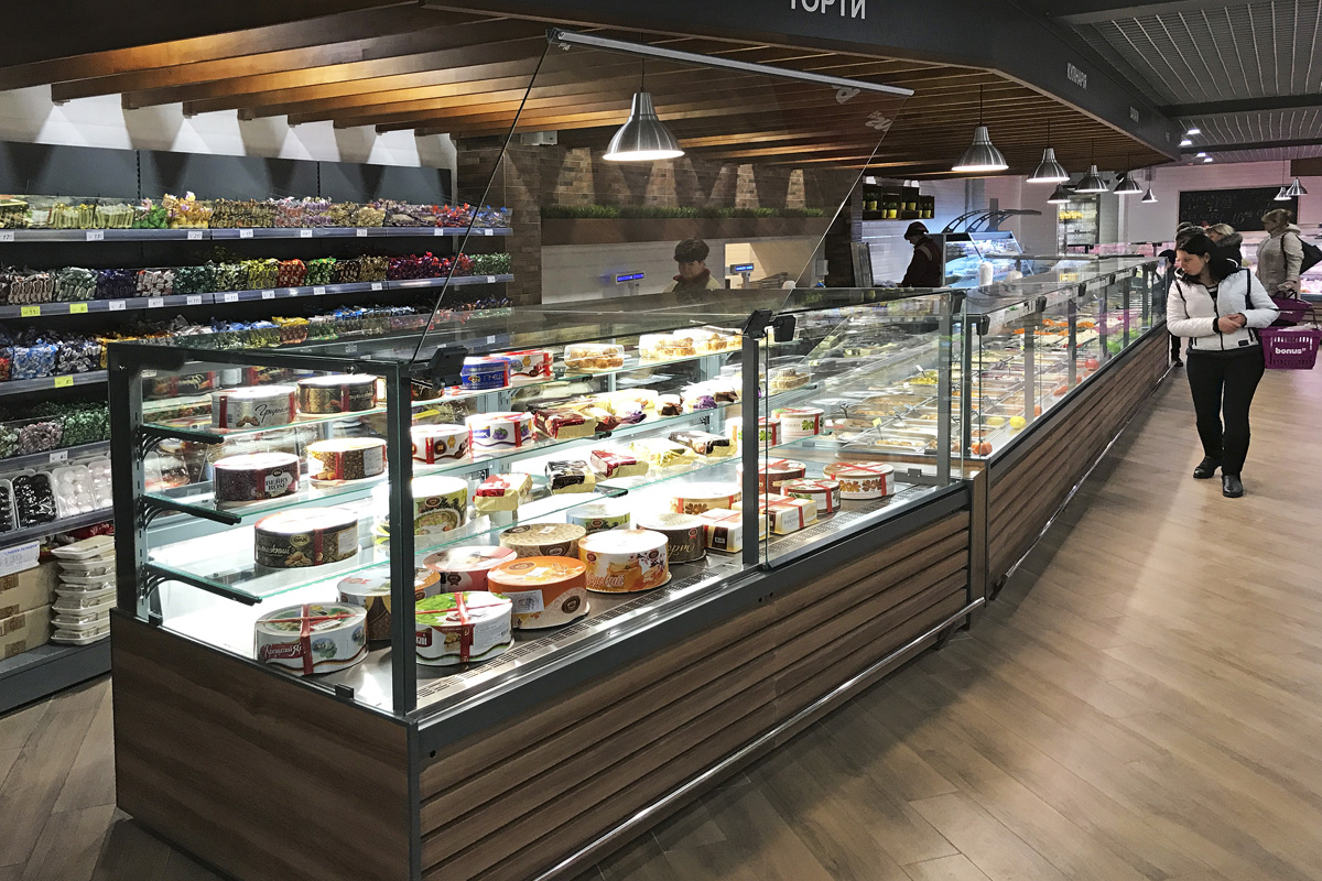 Витрина для кондитерской Dakota AC 081 patisserie PS A