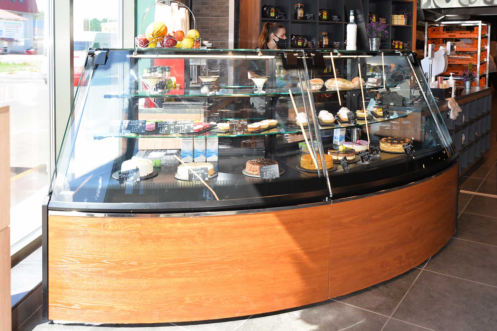 Кондитерская витрина Dakota sapphire KA 090 patisserie PS A — угловой элемент