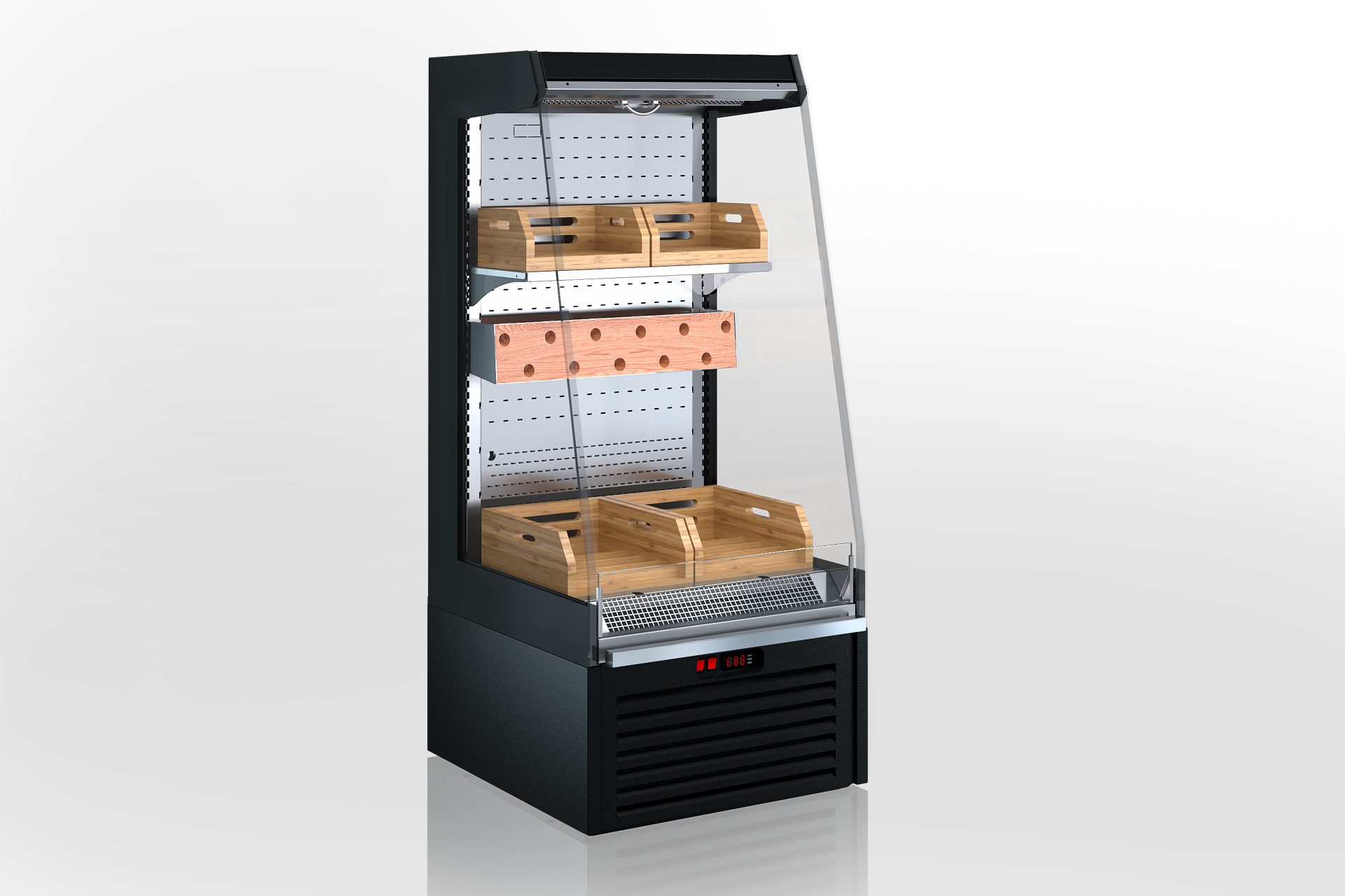 Полувертикальная витрина Indiana eco ASV 070 wine O 144-DLA - 640