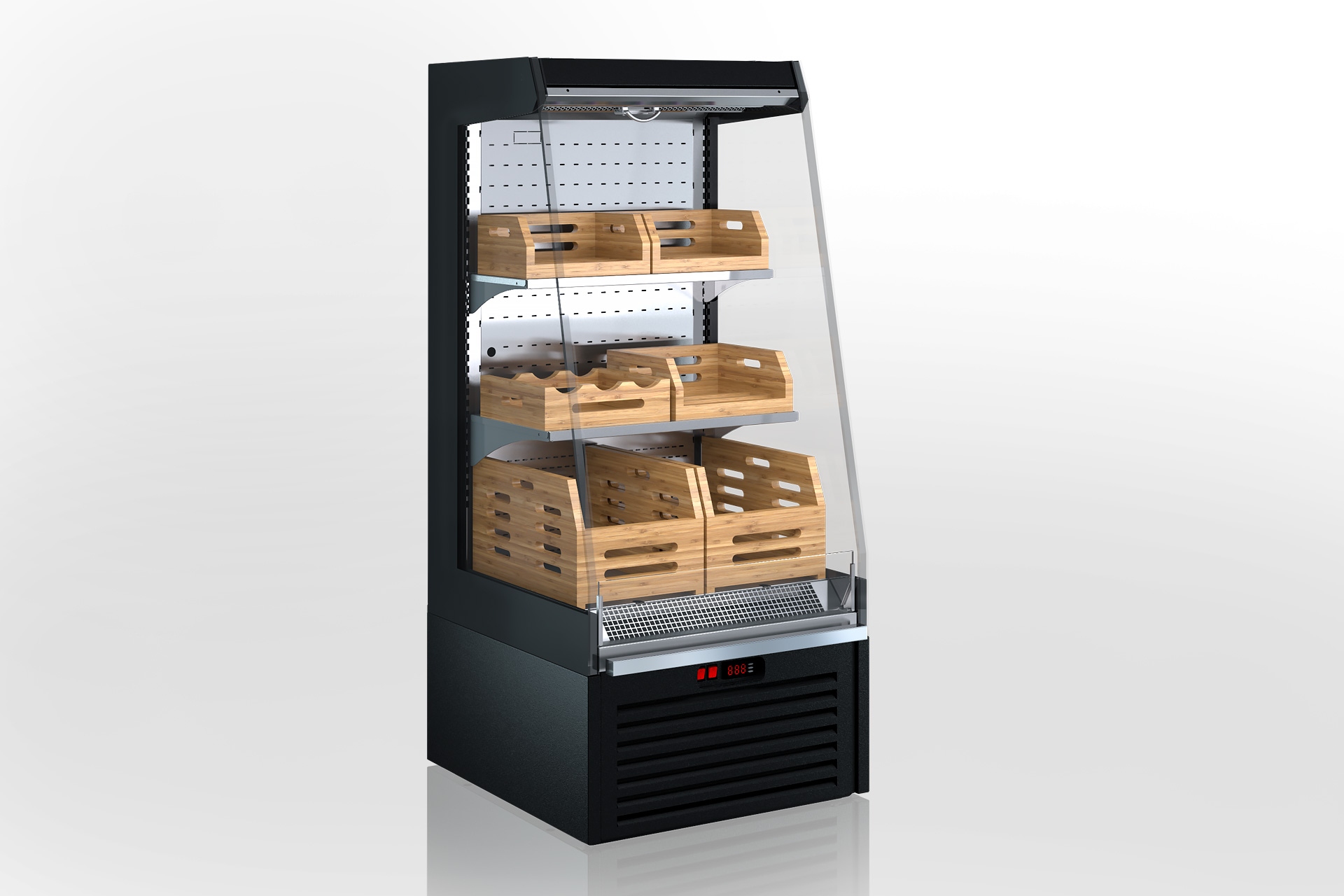Полувертикальная витрина Indiana eco ASV 070 wine O 144-DLA - 640