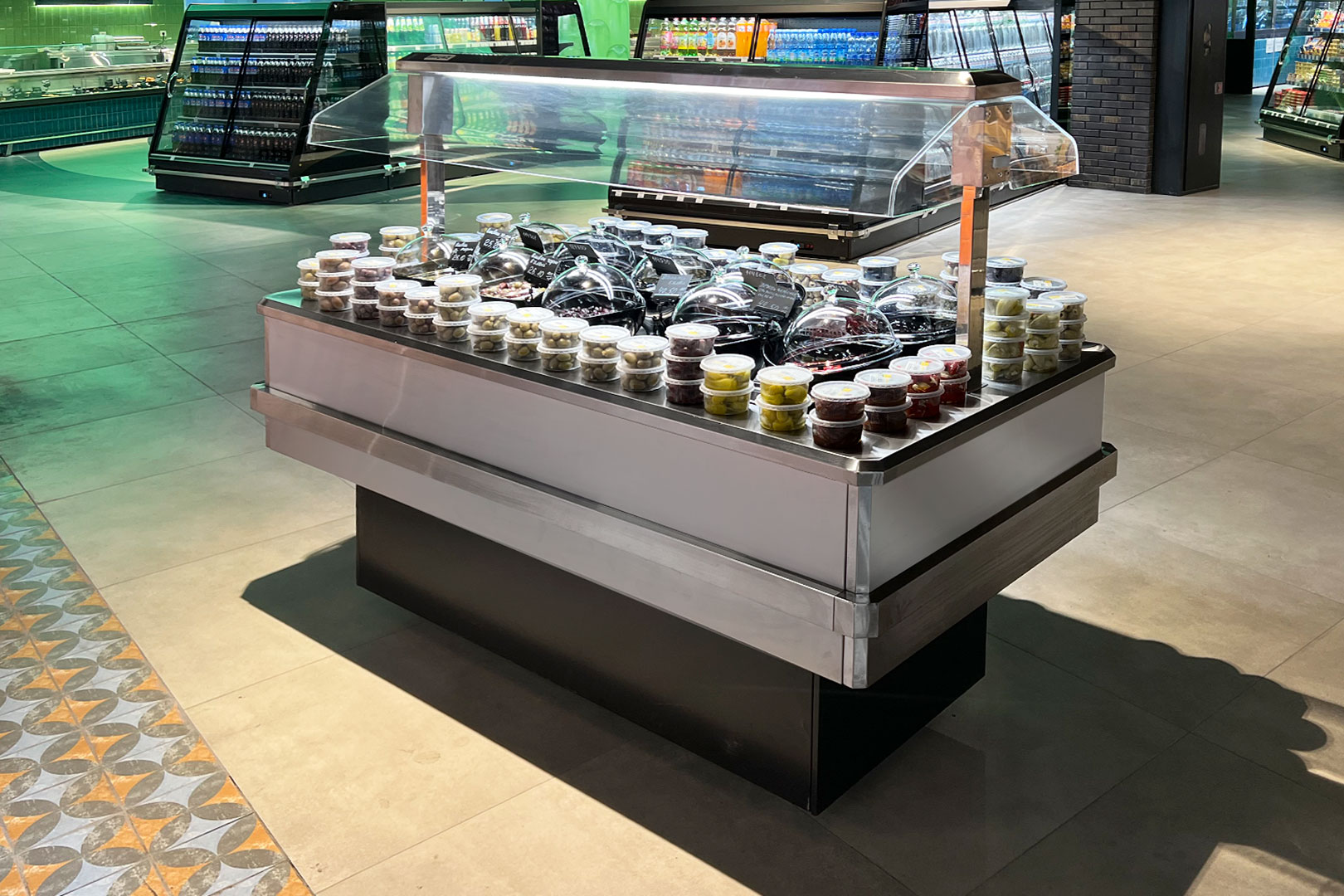 Специализированная витрина для продажи солений Virginia AH 100 pickles self R 137-SLA - 2020