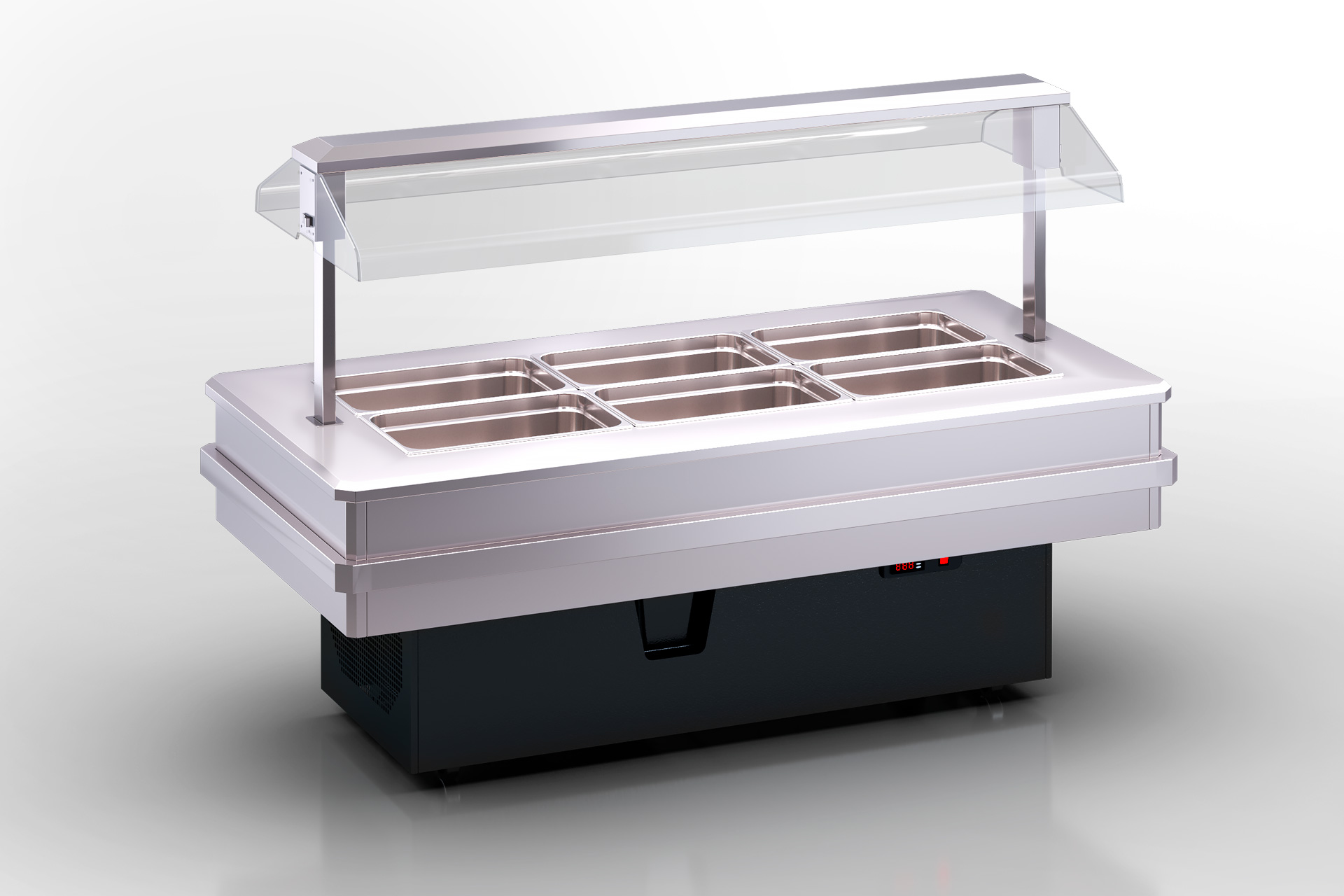 Специализированная витрина для продажи солений Virginia AH 100 pickles self R 137-SLA - 2020