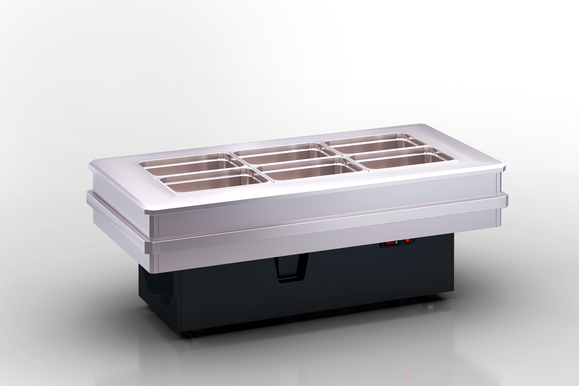 Специализированная витрина для продажи солений Virginia AO 100 pickles self 076-SLA - 2020