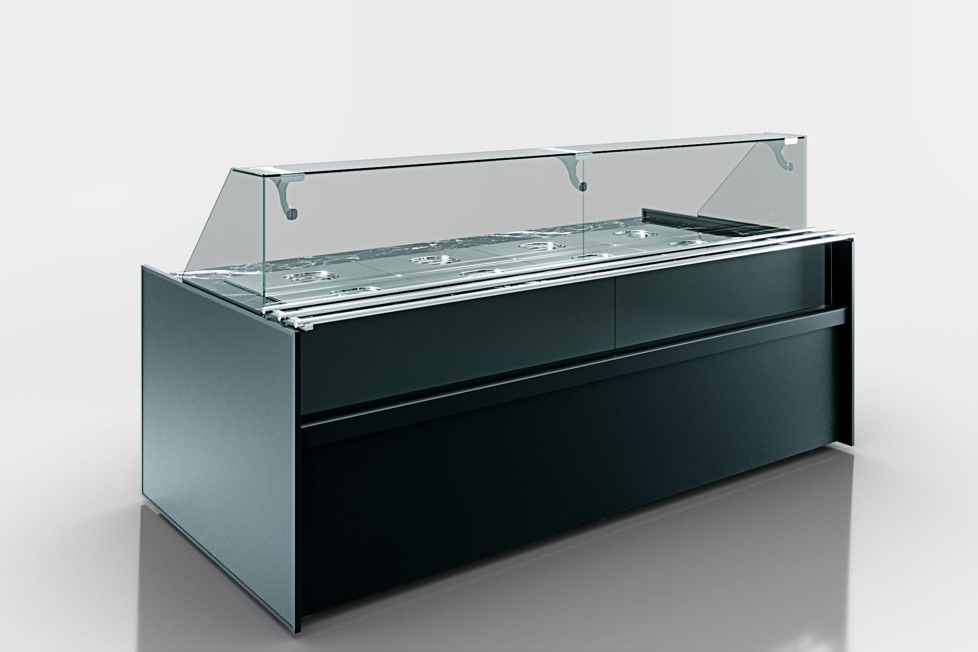 Линия раздачи готовых блюд Missouri NC 120 heat BM L SL 130 - 1250