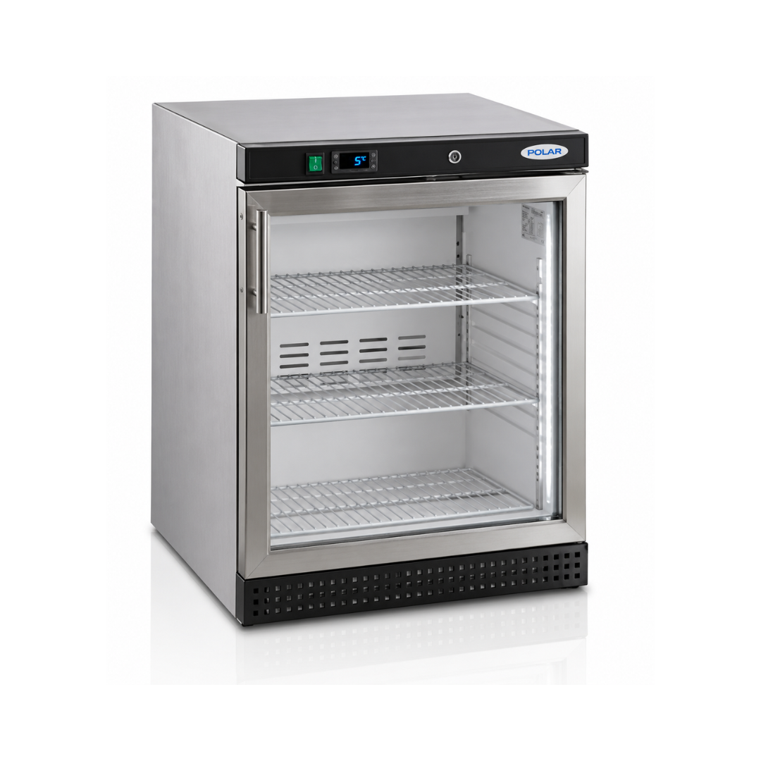 Морозильный шкаф со стеклянной дверью TEFCOLD UF200VG