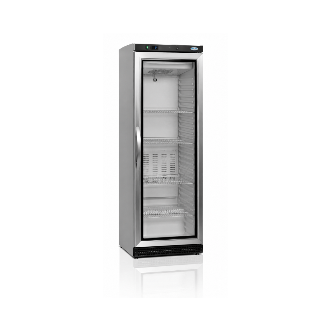 Морозильный шкаф со стеклянной дверью TEFCOLD UF400VSG