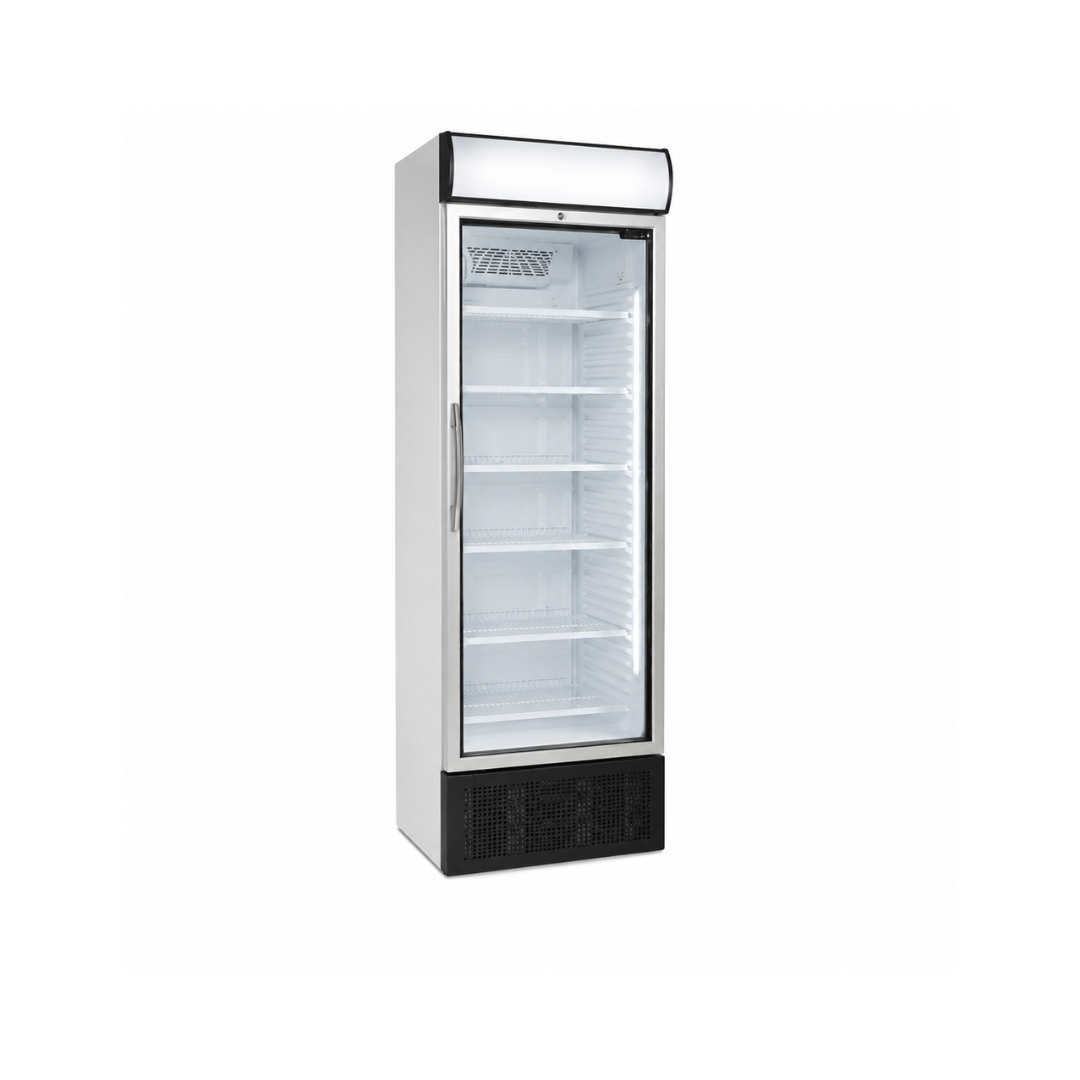 Холодильный шкаф-витрина с LED-панелью, 438 л