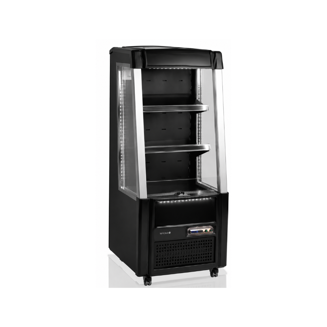 Вертикальная холодильная витрина для импульсных продаж 192 л TEFCOLD ODC60 BLACK