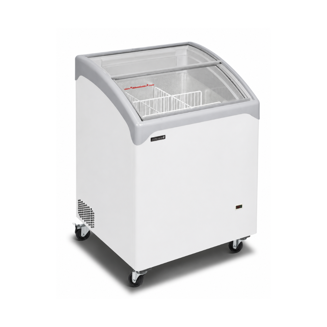 Морозильный ларь со стеклянной раздвижной крышкой 130 л Tefcold Nic101sceb