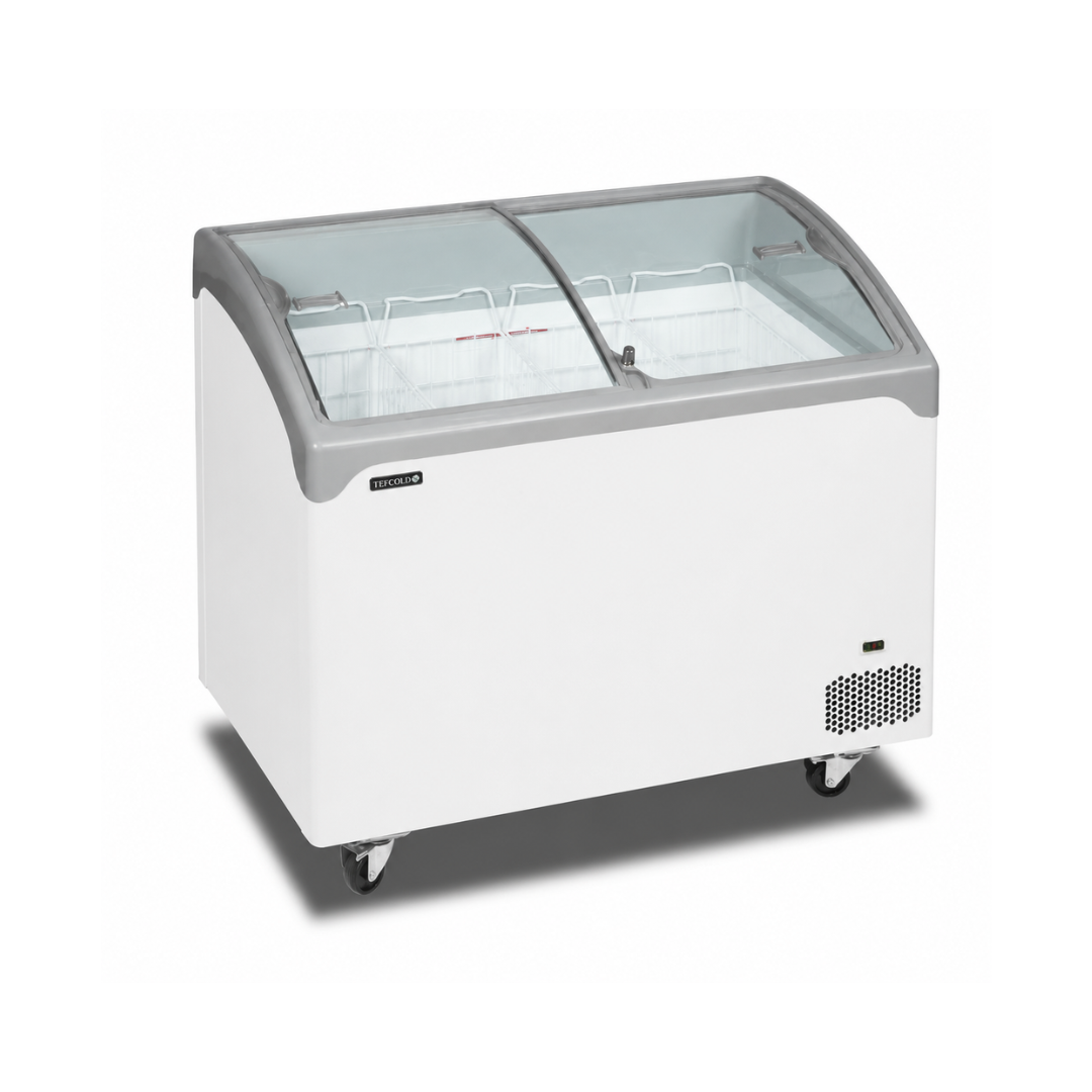 Морозильный ларь со стеклянной раздвижной крышкой 286 л TEFCOLD NIC301SCEB