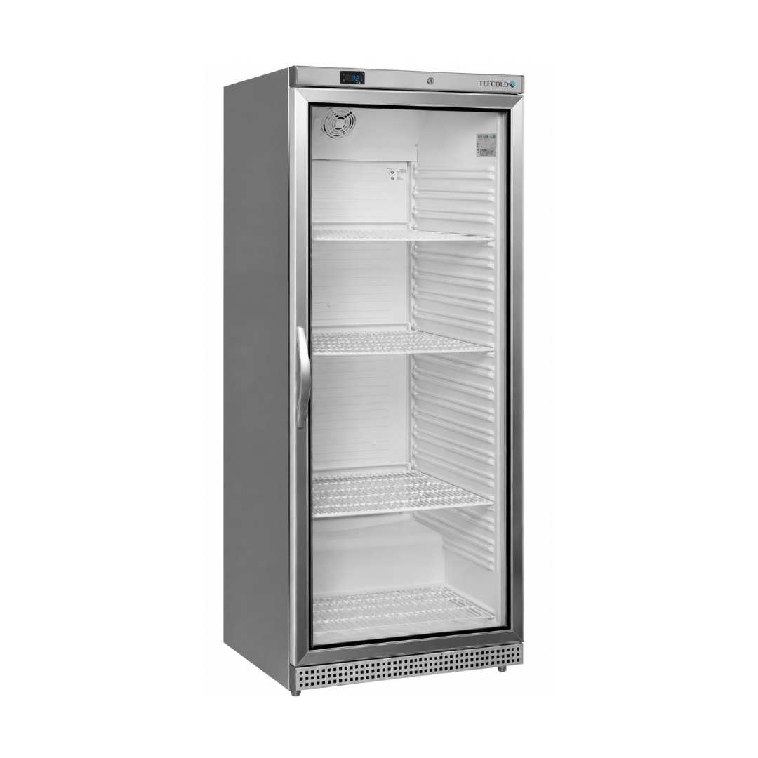 Холодильный шкаф-витрина 570 л, стеклянная дверь TEFCOLD UR600SG