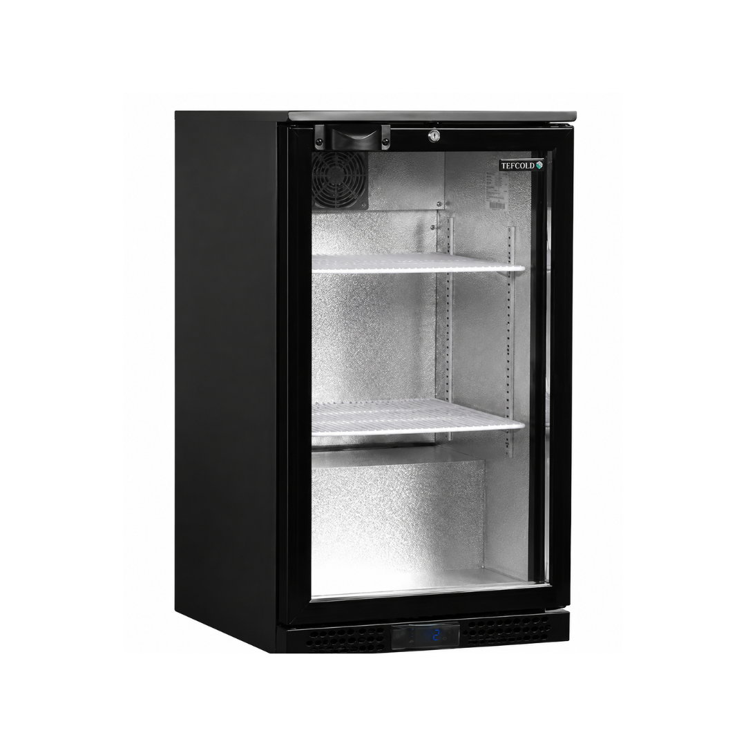 Холодильный шкаф-витрина 92 л, стеклянная дверь TEFCOLD DB106H