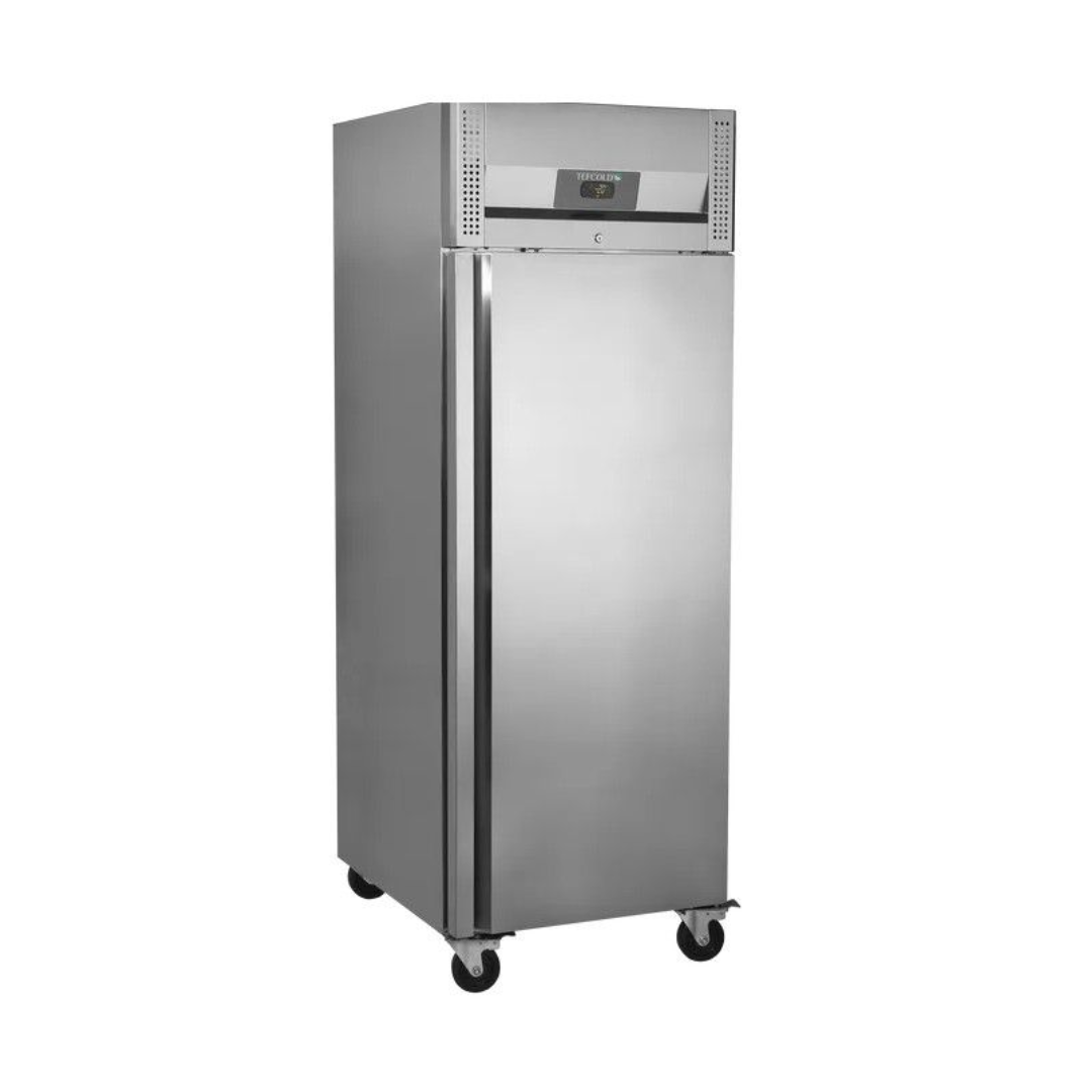 Холодильный шкаф из нержавеющей стали 520 л, динамическое охлаждение Upright Chiller TEFCOLD RK710