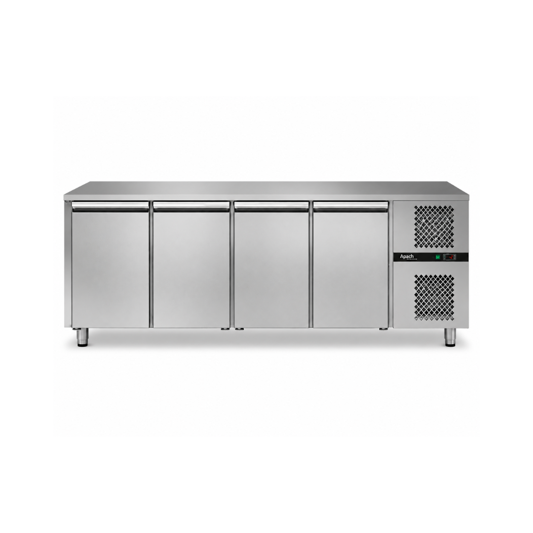 Холодильные столы с глухими дверями и правым агрегатом