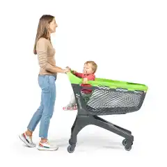 Тележка для покупок из эко-пластика 160 л Plastimark Roomy