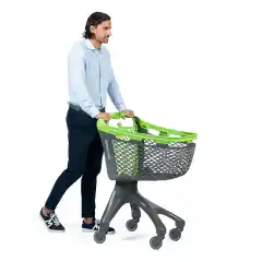 Тележка для покупок из эко-пластика 100 л Plastimark Pleasy
