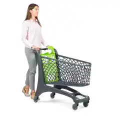 Тележка для покупок из эко-пластика 110 л Plastimark City