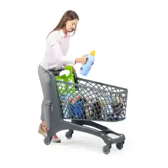 Тележка для покупок из эко-пластика 110 л Plastimark City