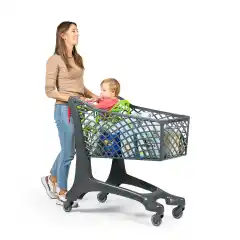 Тележка для покупок из эко-пластика 150 л Plastimark Twiga