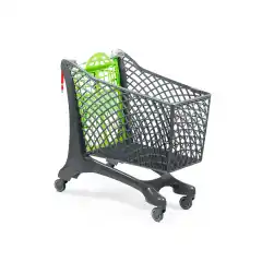 Тележка для покупок из эко-пластика 210 л Plastimark Duka