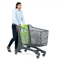 Тележка для покупок из эко-пластика 210 л Plastimark Duka