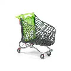 Тележка для покупок с пластиковой корзиной 180 л Plastimark Hybrid Super