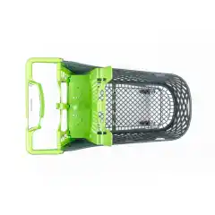 Тележка для покупок с пластиковой корзиной 180 л Plastimark Hybrid Super