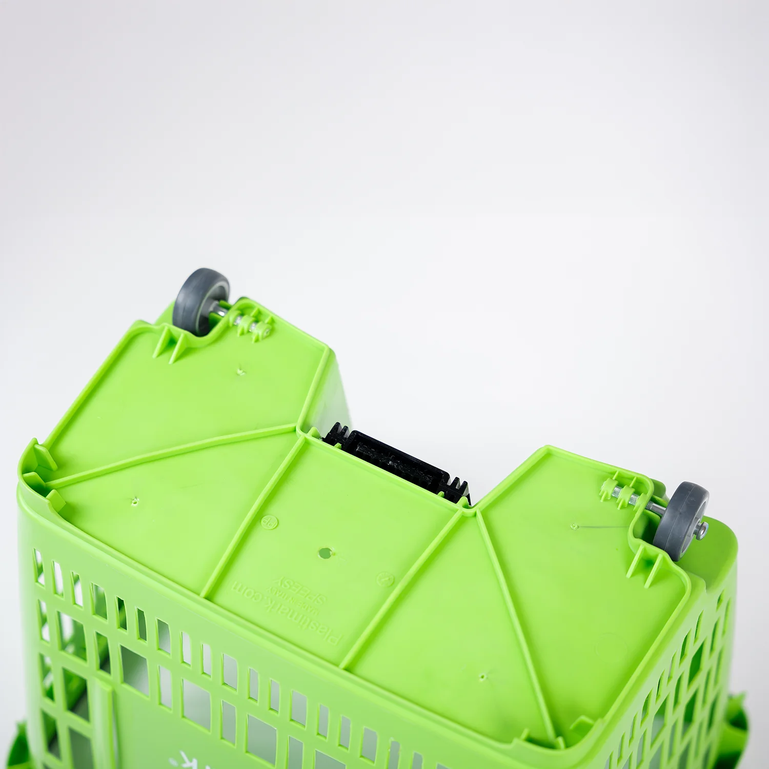 Покупательская корзина на колёсах Plastimark Speesy 45 л — Синяя (RAL 5015)