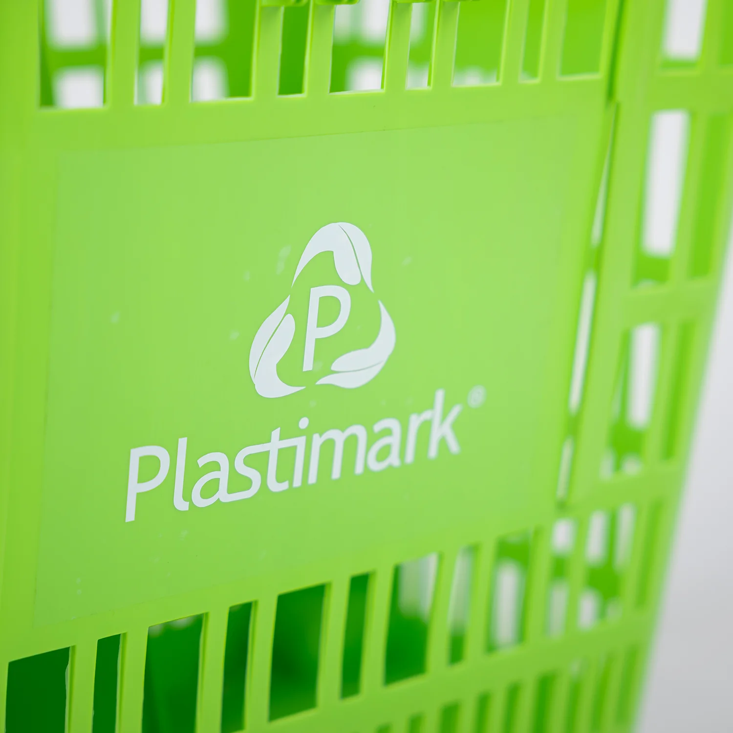 Покупательская корзина на колёсах Plastimark Speesy 45 л — Синяя (RAL 5015)