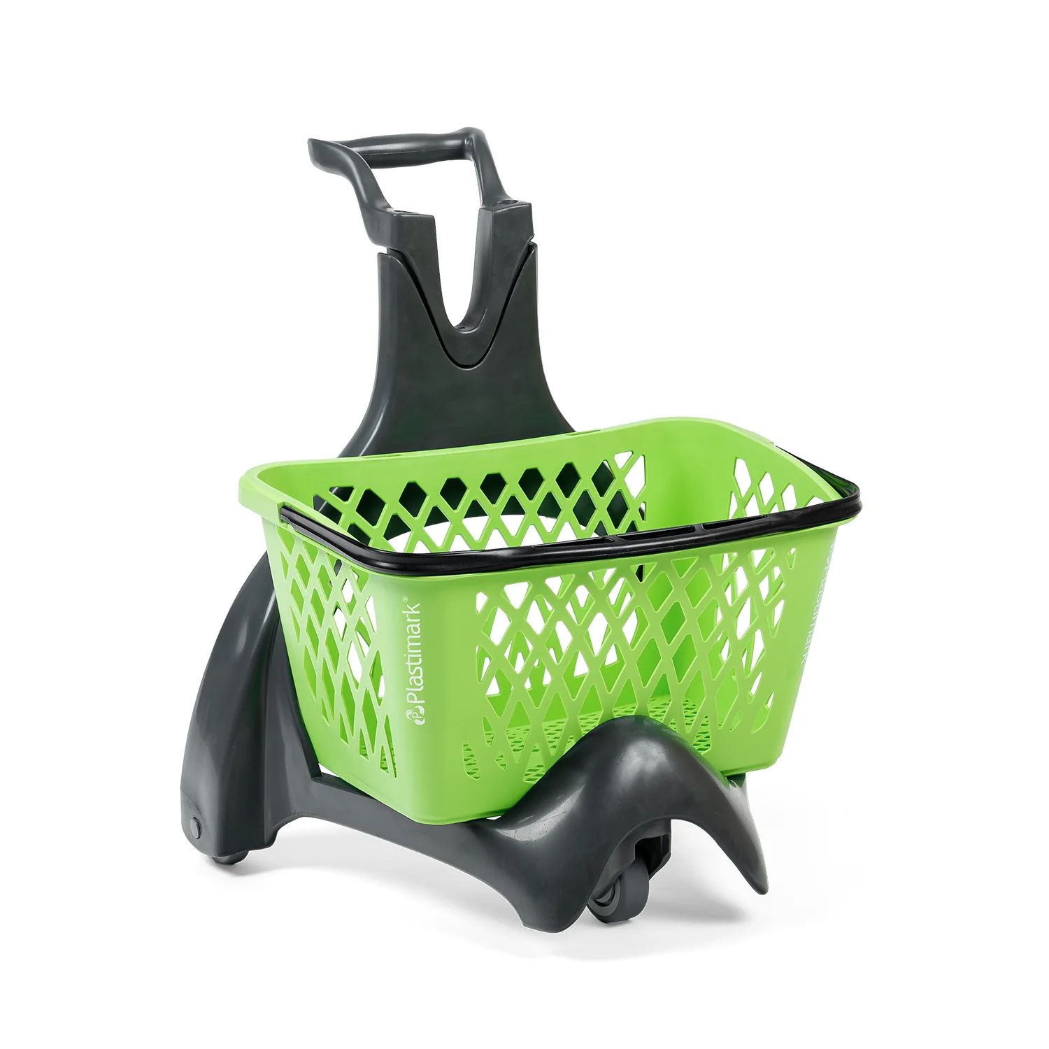 Детская покупательская тележка Plastimark Dogo 33 л — Зелёная (RAL 6018)