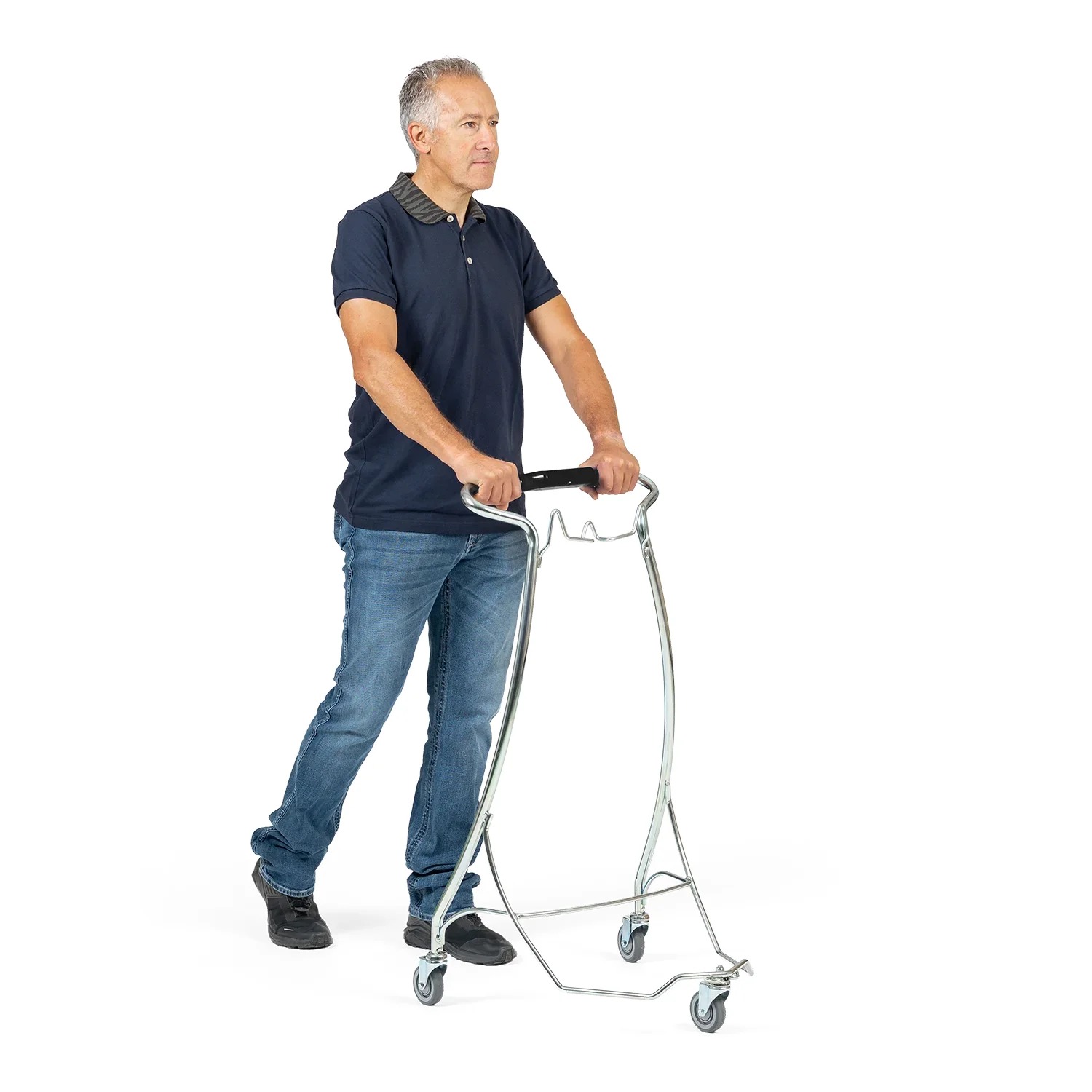 Plastimark Multi — double-basket shopping cart